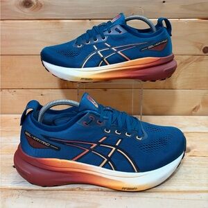 Asics Blue Orange Gradient Gel-Kayano 31 Athletic Shoes
